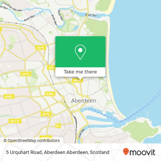 5 Urquhart Road, Aberdeen Aberdeen map