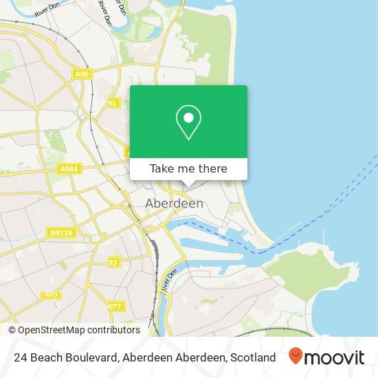 24 Beach Boulevard, Aberdeen Aberdeen map