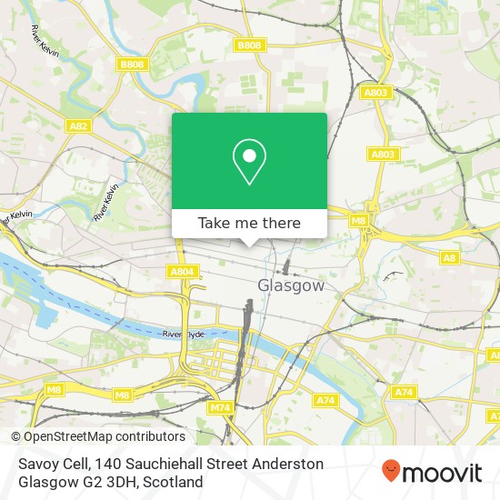 Savoy Cell, 140 Sauchiehall Street Anderston Glasgow G2 3DH map