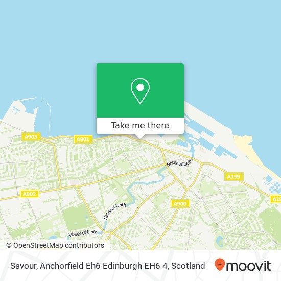 Savour, Anchorfield Eh6 Edinburgh EH6 4 map