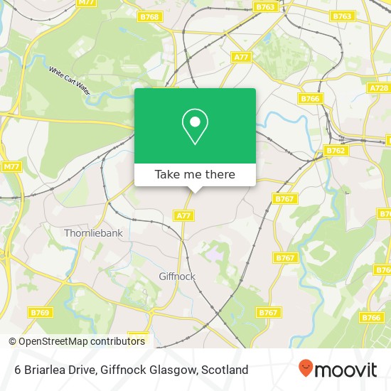 6 Briarlea Drive, Giffnock Glasgow map