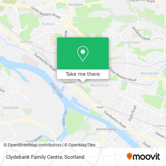 Clydebank Family Centre map