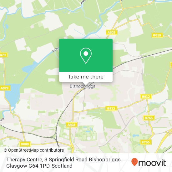 Therapy Centre, 3 Springfield Road Bishopbriggs Glasgow G64 1PD map
