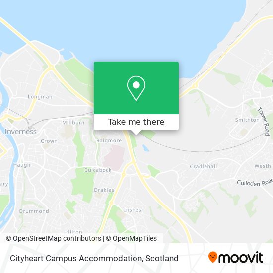 Cityheart Campus Accommodation map