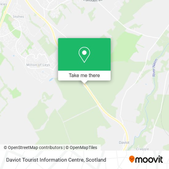 Daviot Tourist Information Centre map