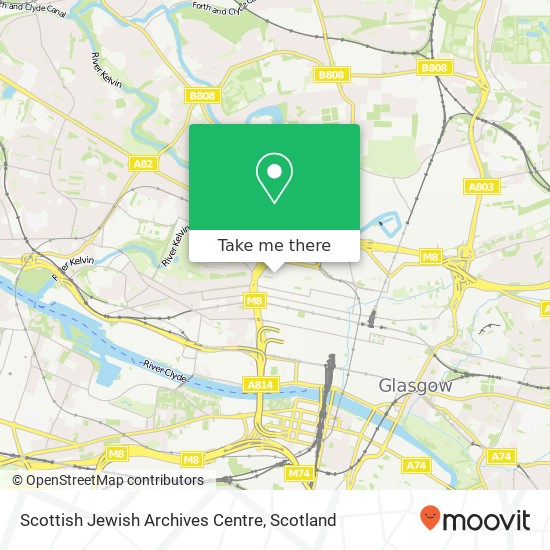 Scottish Jewish Archives Centre map