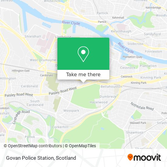 Govan Police Station map