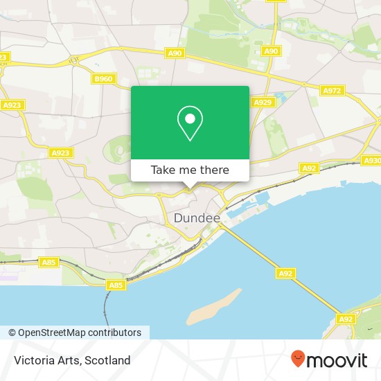 Victoria Arts map