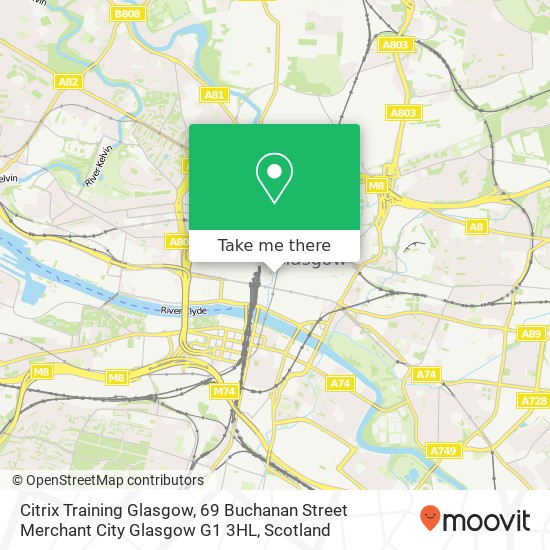 Citrix Training Glasgow, 69 Buchanan Street Merchant City Glasgow G1 3HL map