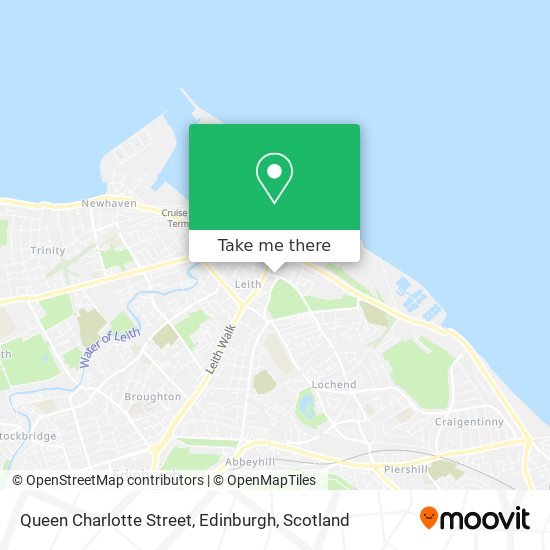 Queen Charlotte Street, Edinburgh map