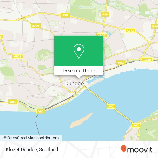 Klozet Dundee map