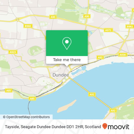 Tayside, Seagate Dundee Dundee DD1 2HR map