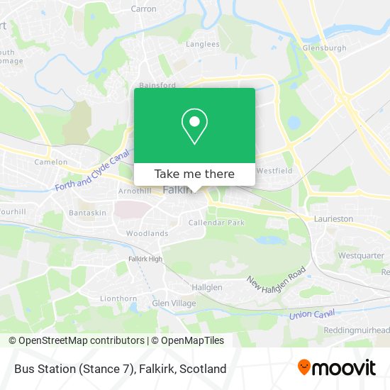 Bus Station (Stance 7), Falkirk map