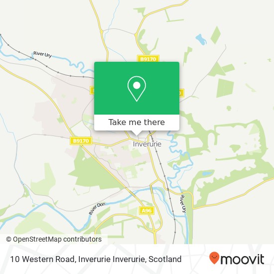 10 Western Road, Inverurie Inverurie map