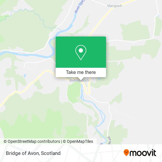 Bridge of Avon map
