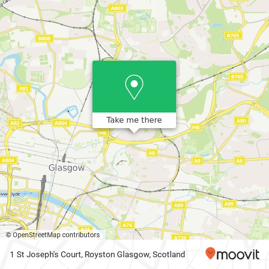 1 St Joseph's Court, Royston Glasgow map