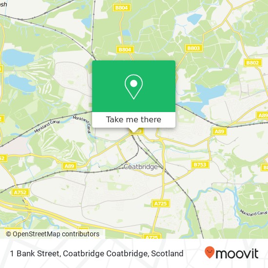 1 Bank Street, Coatbridge Coatbridge map