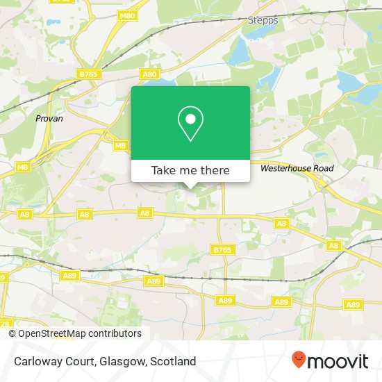 Carloway Court, Glasgow map