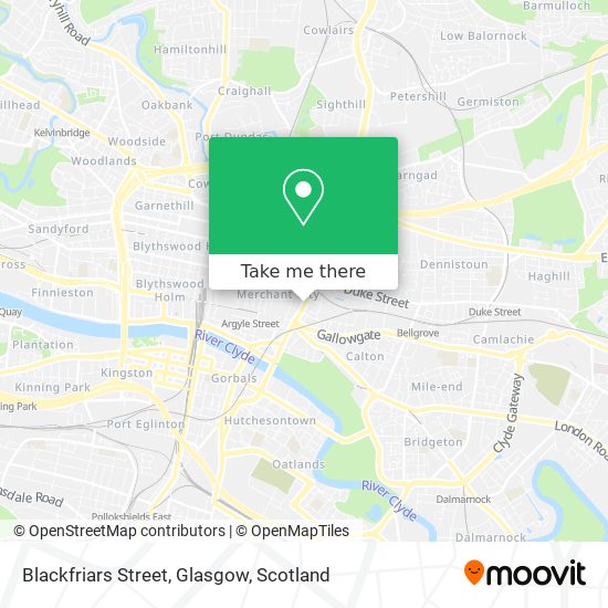 Blackfriars Street, Glasgow map
