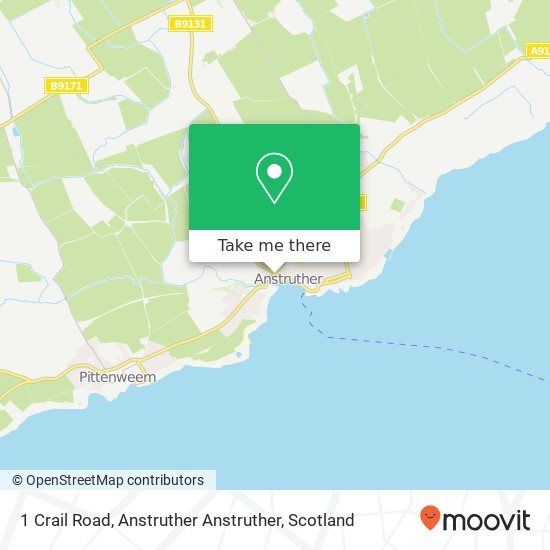 1 Crail Road, Anstruther Anstruther map