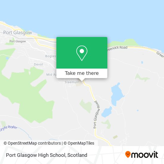 Port Glasgow High School map