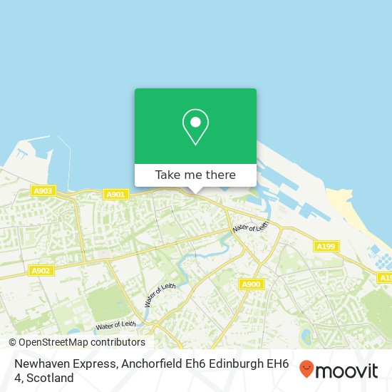 Newhaven Express, Anchorfield Eh6 Edinburgh EH6 4 map