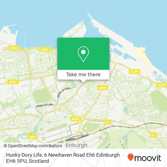 Hunky Dory Life, 6 Newhaven Road Eh6 Edinburgh EH6 5PU map