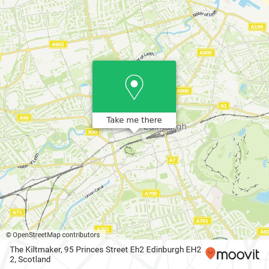 The Kiltmaker, 95 Princes Street Eh2 Edinburgh EH2 2 map