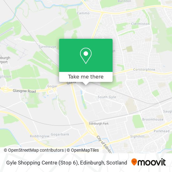 Gyle Shopping Centre (Stop 6), Edinburgh map