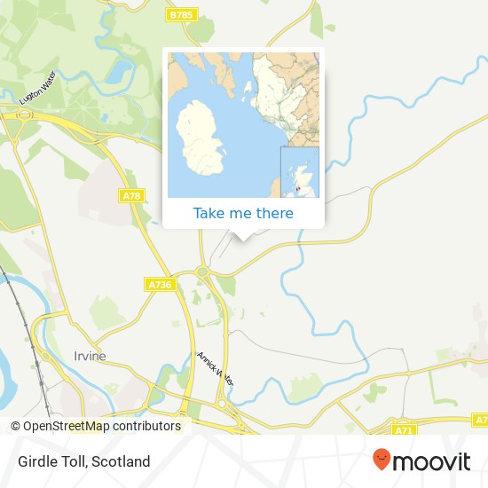 Girdle Toll map