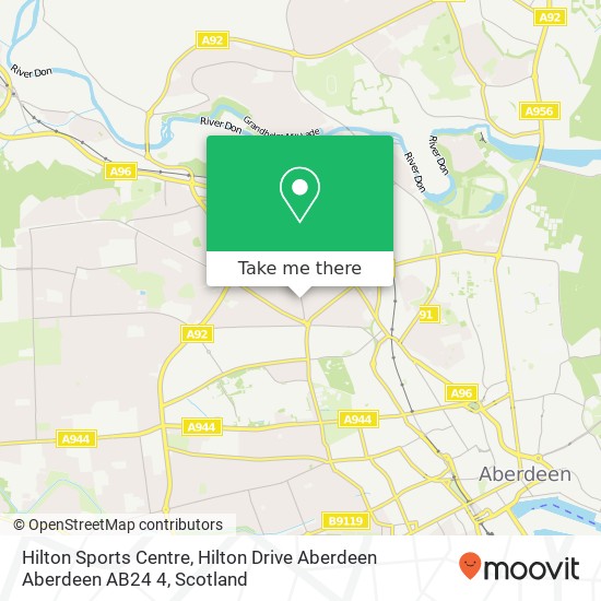 Hilton Sports Centre, Hilton Drive Aberdeen Aberdeen AB24 4 map