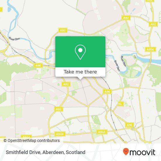 Smithfield Drive, Aberdeen map