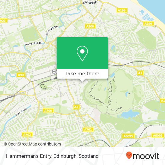 Hammerman's Entry, Edinburgh map