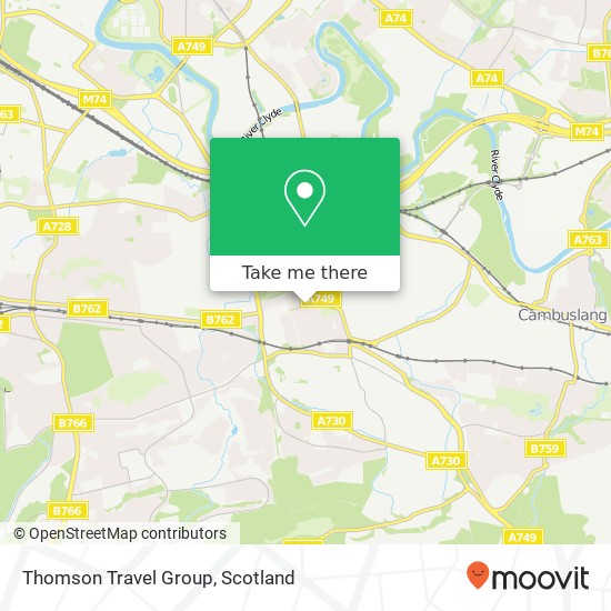 Thomson Travel Group map