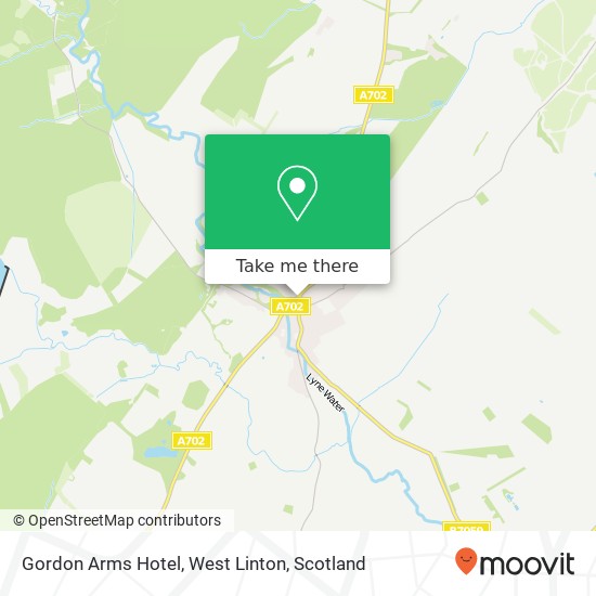 Gordon Arms Hotel, West Linton map