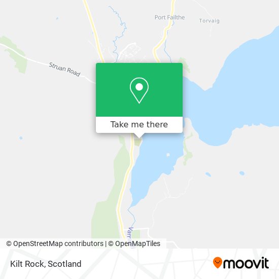 Kilt Rock map
