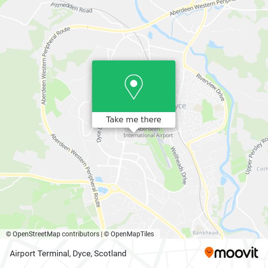 Airport Terminal, Dyce map