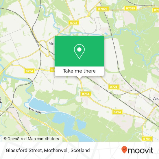 Glassford Street, Motherwell map