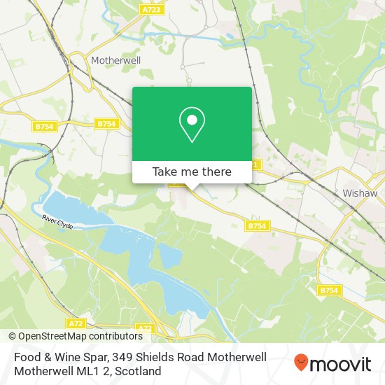 Food & Wine Spar, 349 Shields Road Motherwell Motherwell ML1 2 map