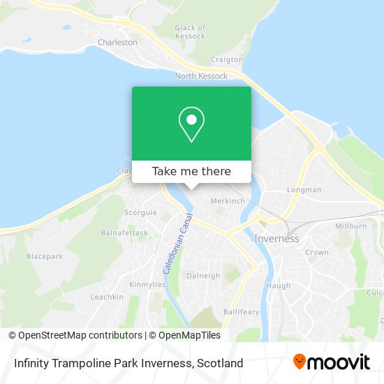 Infinity Trampoline Park Inverness map