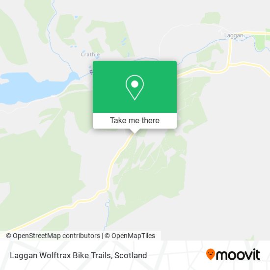 Laggan Wolftrax Bike Trails map