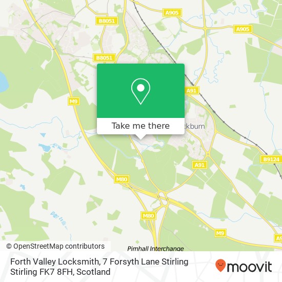 Forth Valley Locksmith, 7 Forsyth Lane Stirling Stirling FK7 8FH map