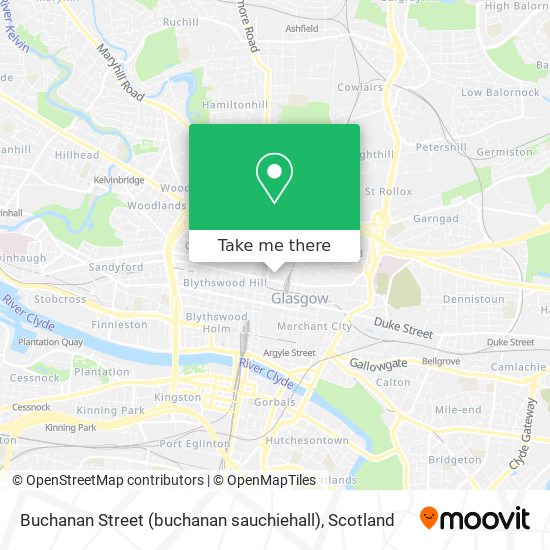 Buchanan Street (buchanan sauchiehall) map