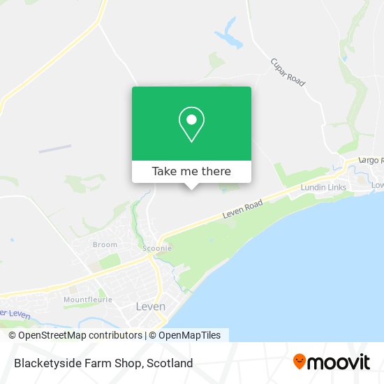 Blacketyside Farm Shop map