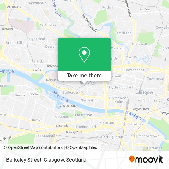 Berkeley Street, Glasgow map