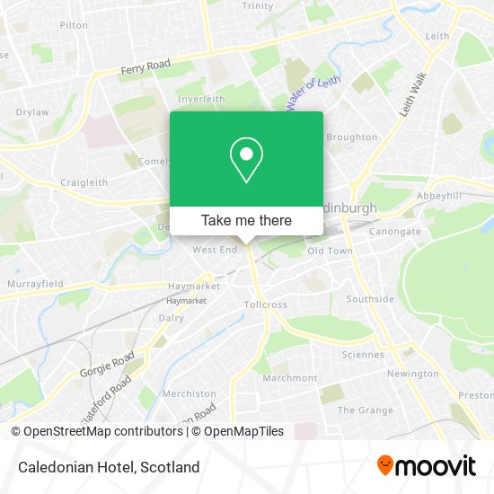 Caledonian Hotel map