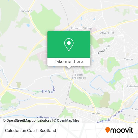 Caledonian Court map