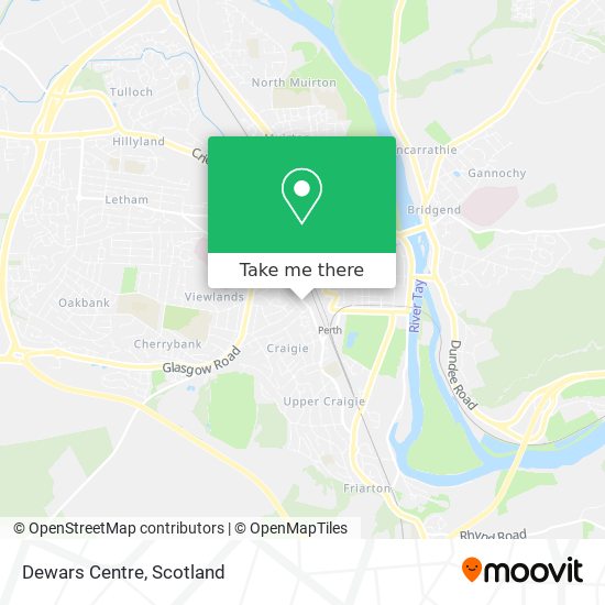 Dewars Centre map