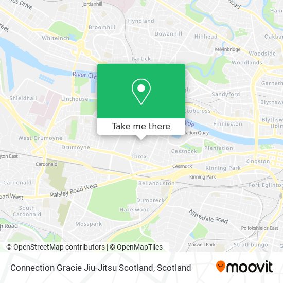 Connection Gracie Jiu-Jitsu Scotland map
