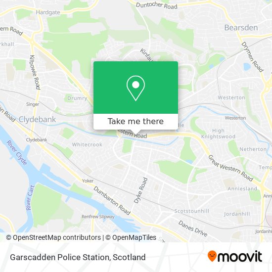 Garscadden Police Station map